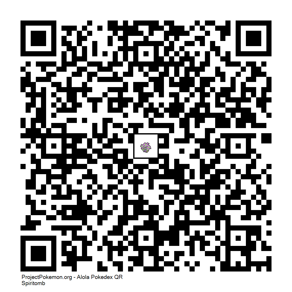 Cdigo QR de Spiritomb